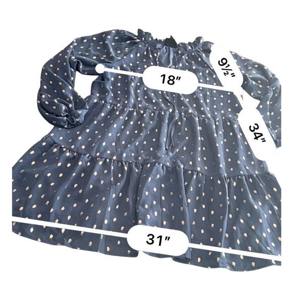 Flower & Feather Dress Dress size L - Picture 4 of 6